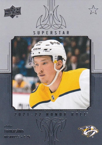 #HR-67 Philip Tomasino - Nashville Predators - 2021-22 Upper Deck - Honor Roll Hockey