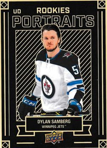 #P-67 Dylan Samberg - Winnipeg Jets - 2022-23 Upper Deck - UD Portraits Hockey