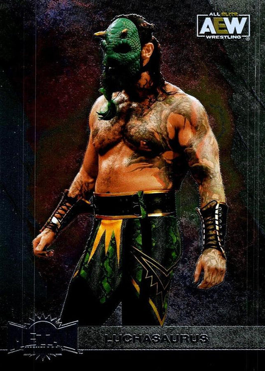 #67 Luchasaurus - 2022 SkyBox Metal Universe AEW Wrestling