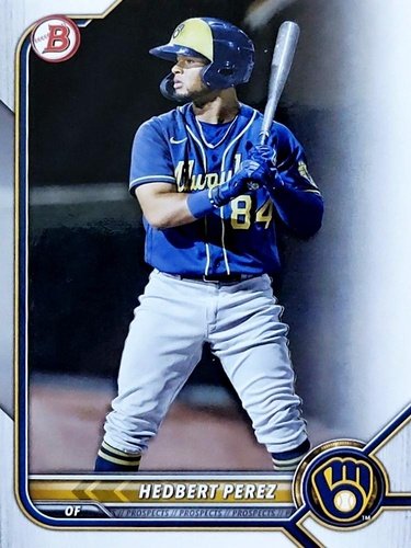 #BP-67 Hedbert Perez - Milwaukee Brewers - 2022 Bowman - Prospects Baseball