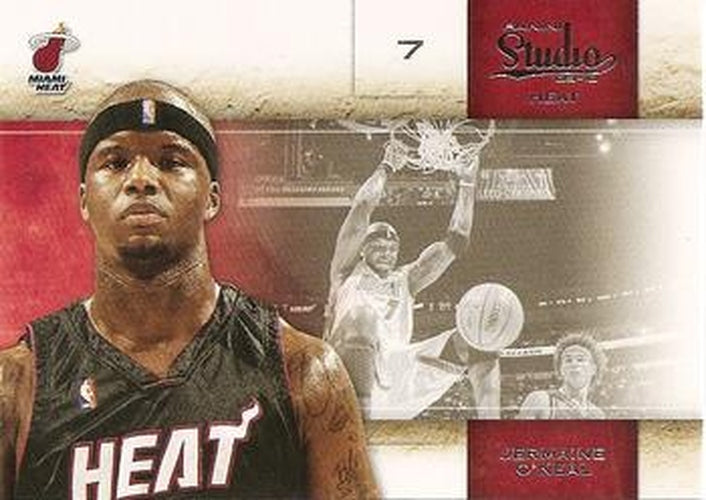 #67 Jermaine O'Neal - Miami Heat - 2009-10 Panini Studio Basketball