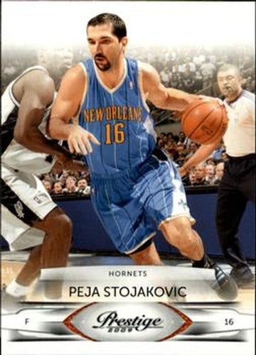 #67 Peja Stojakovic - New Orleans Hornets - 2009-10 Panini Prestige Basketball