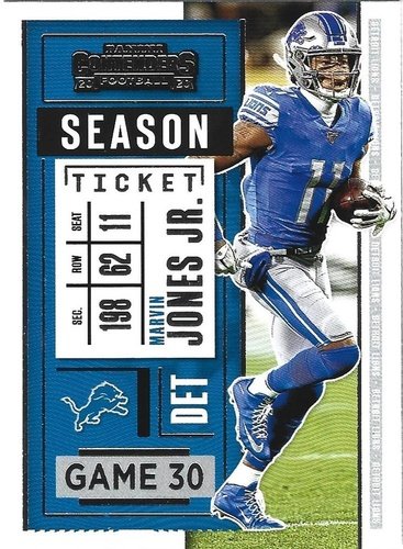 #67 Marvin Jones Jr. - Detroit Lions - 2020 Panini Contenders Football
