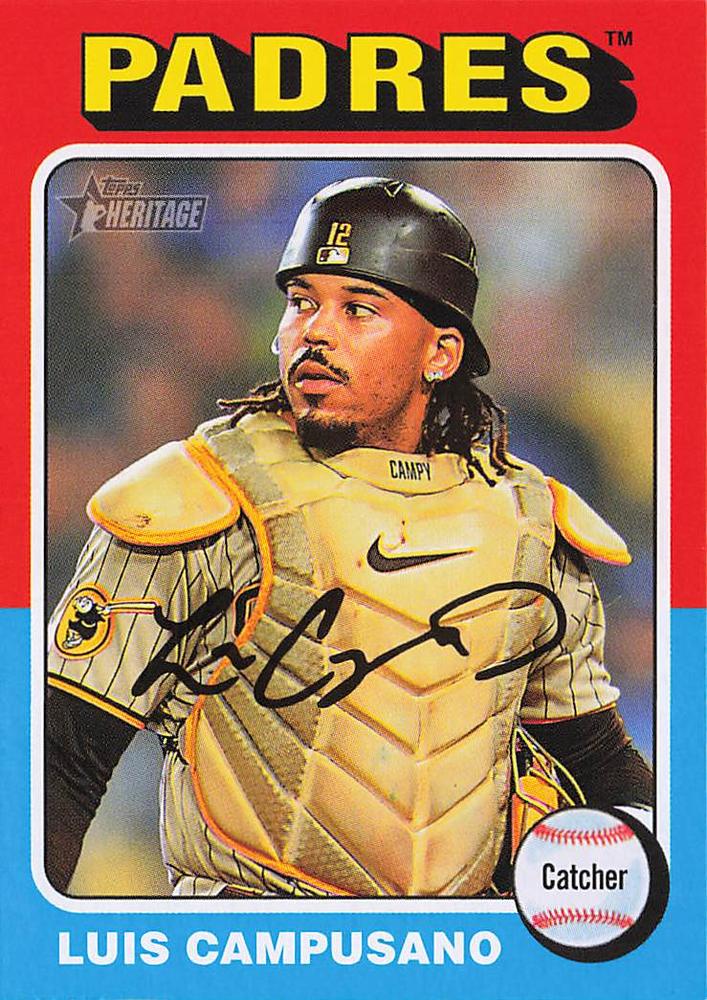 #67 Luis Campusano - San Diego Padres - 2024 Topps Heritage Baseball