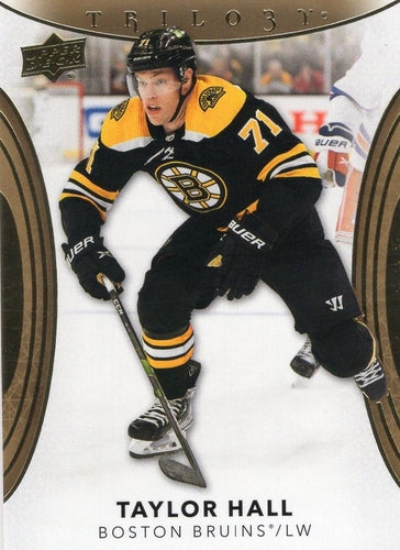 #67 Taylor Hall - Boston Bruins - 2022-23 Upper Deck Trilogy Hockey