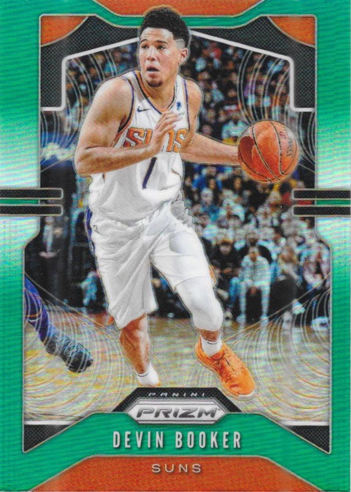 #67 Devin Booker - Phoenix Suns - 2019-20 Panini Prizm - Prizms Green Basketball
