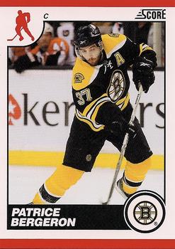 #67 Patrice Bergeron - Boston Bruins - 2010-11 Score Hockey