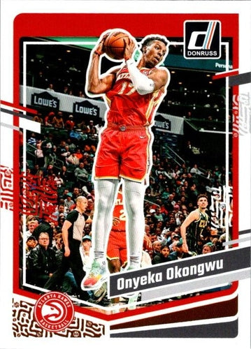 #67 Onyeka Okongwu - Atlanta Hawks - 2023-24 Donruss Basketball