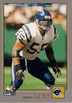 #67 Junior Seau - San Diego Chargers - 2001 Topps Football