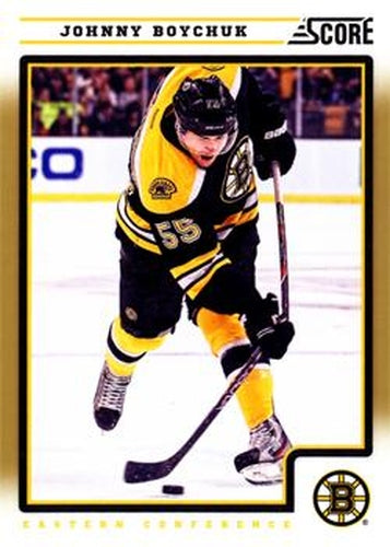#67 Johnny Boychuk - Boston Bruins - 2012-13 Score - Gold Rush Hockey