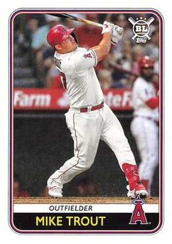 #68 Mike Trout - Los Angeles Angels - 2020 Topps Big League Baseball