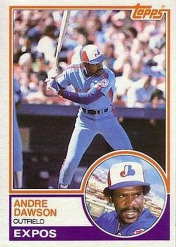 #680 Andre Dawson - Montreal Expos - 1983 Topps Baseball