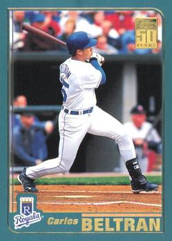#680 Carlos Beltran - Kansas City Royals - 2001 Topps Baseball