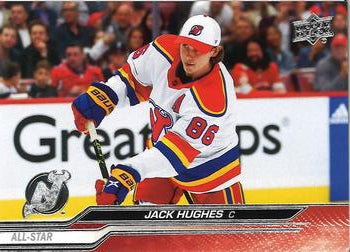 #680b Jack Hughes - New Jersey Devils -2023-24 Upper Deck Hockey