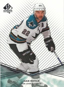 #100 Dan Boyle - San Jose Sharks - 2011-12 SP Authentic Hockey
