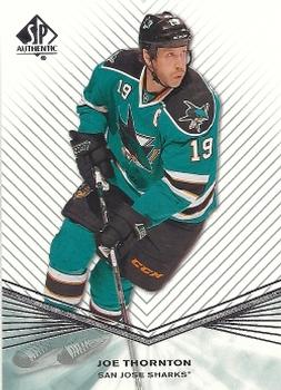 #103 Joe Thornton - San Jose Sharks - 2011-12 SP Authentic Hockey