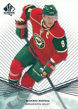 #107 Mikko Koivu - Minnesota Wild - 2011-12 SP Authentic Hockey