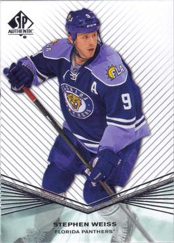 #108 Stephen Weiss - Florida Panthers - 2011-12 SP Authentic Hockey