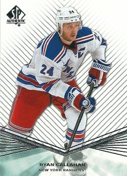 #116 Ryan Callahan - New York Rangers - 2011-12 SP Authentic Hockey