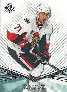 #11 Nick Foligno - Ottawa Senators - 2011-12 SP Authentic Hockey