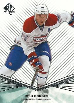 #121 Josh Gorges - Montreal Canadiens - 2011-12 SP Authentic Hockey