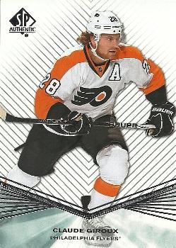 #130 Claude Giroux - Philadelphia Flyers - 2011-12 SP Authentic Hockey