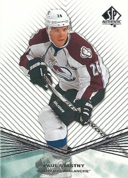 #137 Paul Stastny - Colorado Avalanche - 2011-12 SP Authentic Hockey