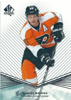 #143 Daniel Briere - Philadelphia Flyers - 2011-12 SP Authentic Hockey
