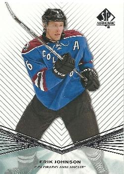 #146 Erik Johnson - Colorado Avalanche - 2011-12 SP Authentic Hockey