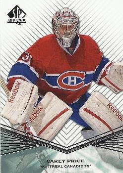 #23 Carey Price - Montreal Canadiens - 2011-12 SP Authentic Hockey