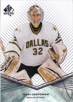 #29 Kari Lehtonen - Dallas Stars - 2011-12 SP Authentic Hockey