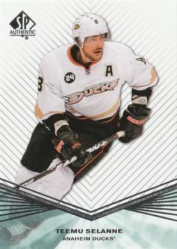 #98 Teemu Selanne - Anaheim Ducks - 2011-12 SP Authentic Hockey