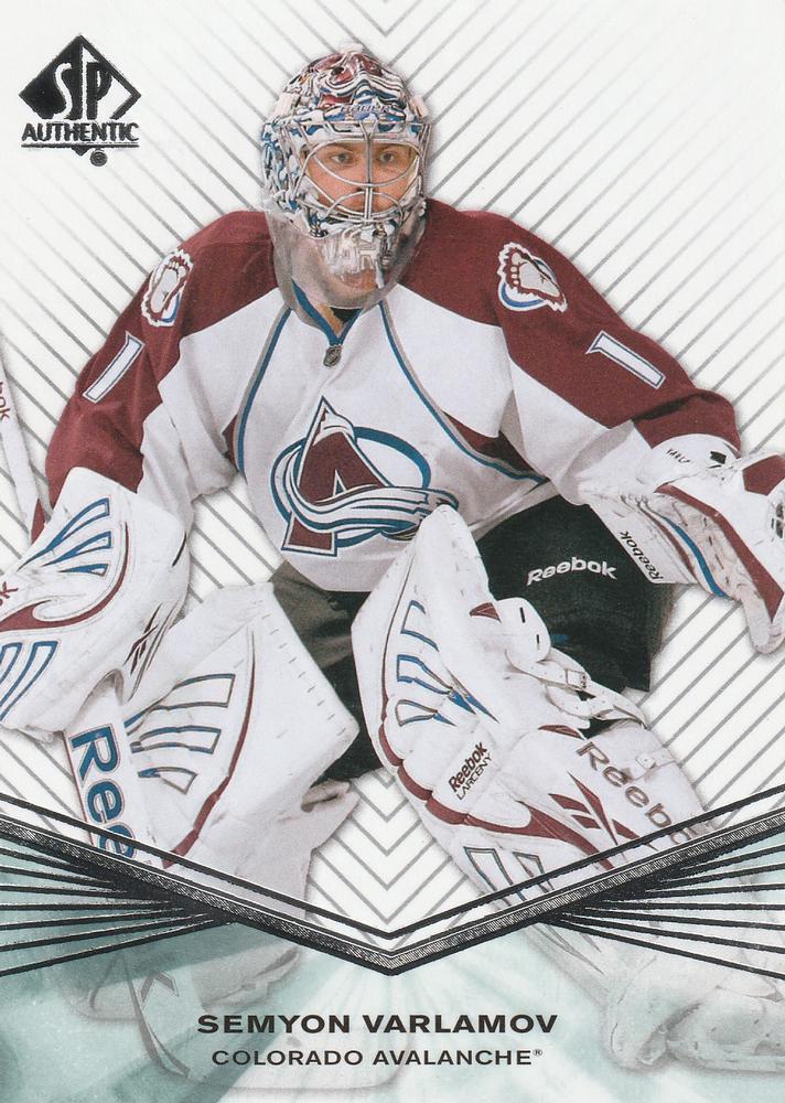 #113 Semyon Varlamov - Colorado Avalanche - 2011-12 SP Authentic Hockey