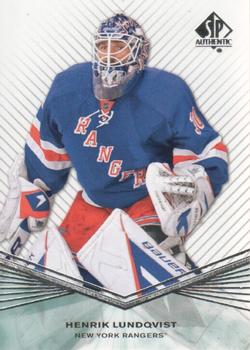 #141 Henrik Lundqvist - New York Rangers - 2011-12 SP Authentic Hockey