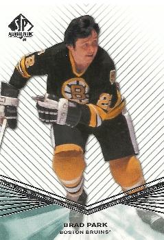 #53 Brad Park - Boston Bruins - 2011-12 SP Authentic Hockey