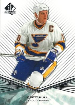 #54 Brett Hull - St. Louis Blues - 2011-12 SP Authentic Hockey