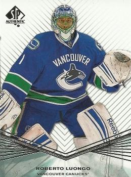 #58 Roberto Luongo - Vancouver Canucks - 2011-12 SP Authentic Hockey