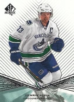 #86 Henrik Sedin - Vancouver Canucks - 2011-12 SP Authentic Hockey