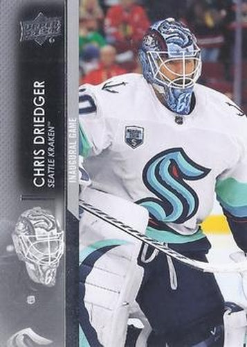 #682 Chris Driedger - Seattle Kraken - 2021-22 Upper Deck Hockey