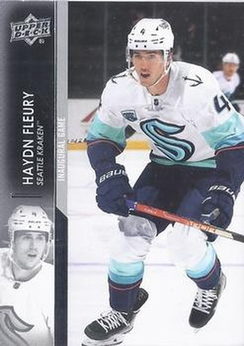 #683 Haydn Fleury - Seattle Kraken - 2021-22 Upper Deck Hockey