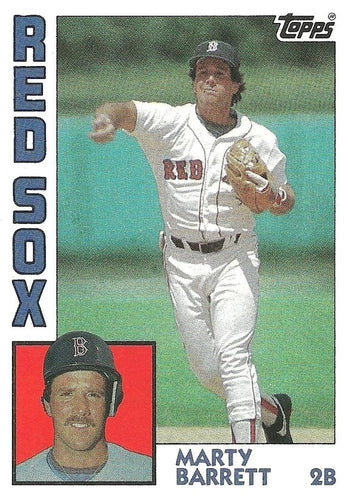 #683 Marty Barrett - Boston Red Sox - 1984 Topps Baseball