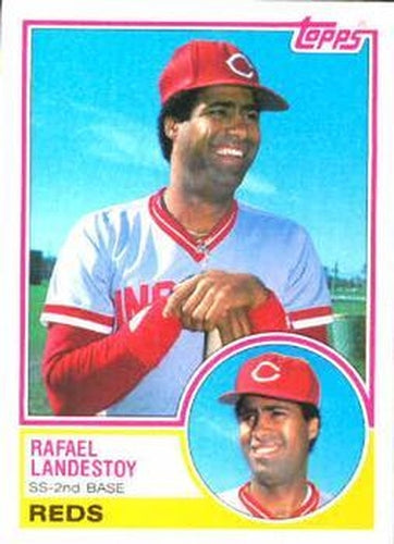 #684 Rafael Landestoy - Cincinnati Reds - 1983 Topps Baseball