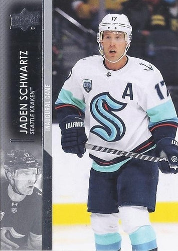 #684 Jaden Schwartz - Seattle Kraken - 2021-22 Upper Deck Hockey