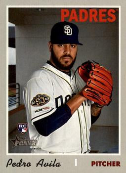 #684 Pedro Avila - San Diego Padres - 2019 Topps Heritage Baseball