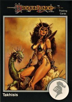 #685 Takhisis, Queen of Darkness, Dragonqueen, She of Many Fac - 1991 TSR Advanced Dungeons & Dragons - Silver