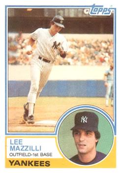 #685 Lee Mazzilli - New York Yankees - 1983 Topps Baseball