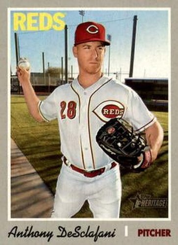 #685 Anthony DeSclafani - Cincinnati Reds - 2019 Topps Heritage Baseball
