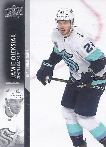 #685 Jamie Oleksiak - Seattle Kraken - 2021-22 Upper Deck Hockey