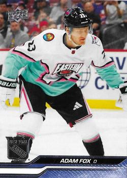 #685 Adam Fox - New York Rangers -2023-24 Upper Deck Hockey