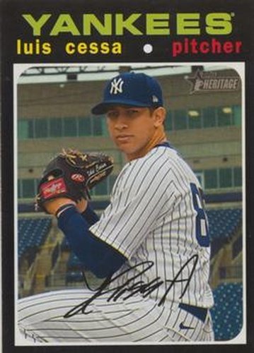 #686 Luis Cessa - New York Yankees - 2020 Topps Heritage Baseball